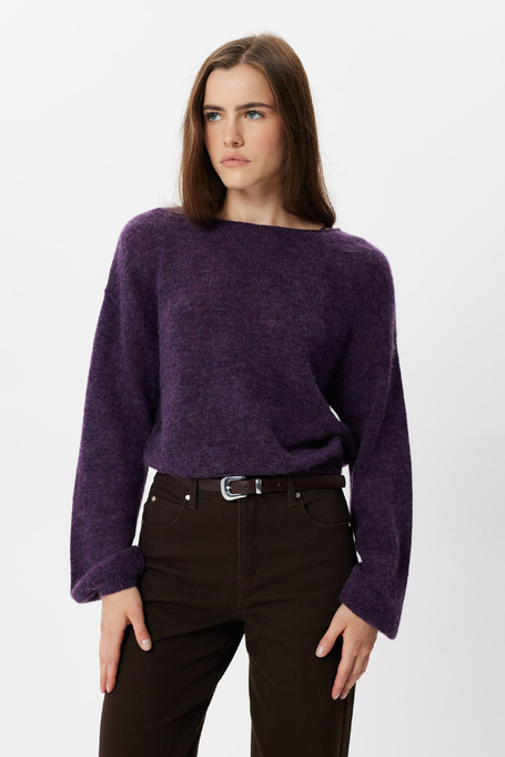 Pulover mov cu mohair - Patrizia Aryton