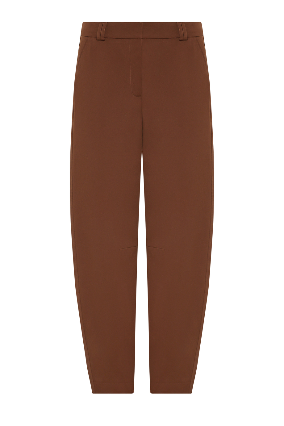 Pantaloni butoi din bumbac maro - Patrizia Aryton Pantaloni butoi din bumbac maro - Patrizia Aryton