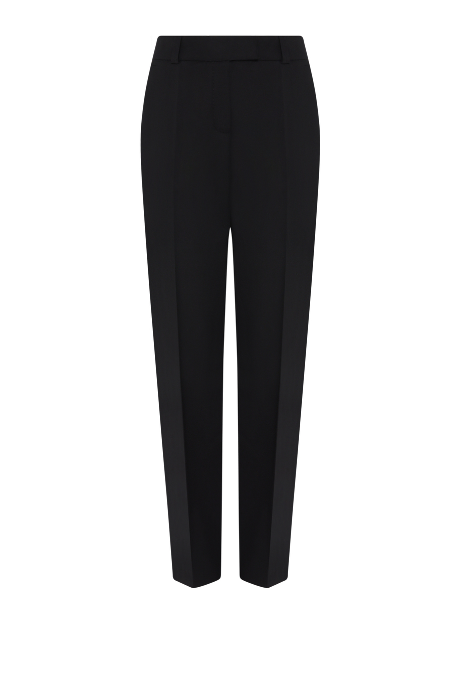 Pantaloni negri din bumbac pentru costum Pantaloni negri din bumbac pentru costum
