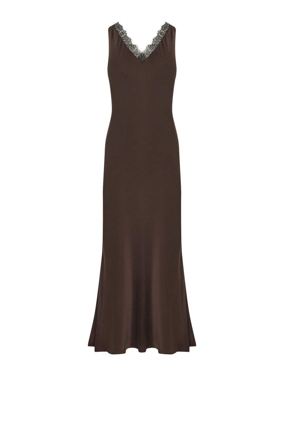 Rochie ciocolatie din mătase Rochie ciocolatie din mătase