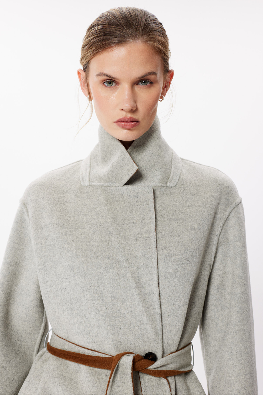 Palton reversibil cu mătase doubleface Palton reversibil cu mătase doubleface
