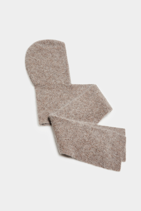 Balaclava bej cu alpaca