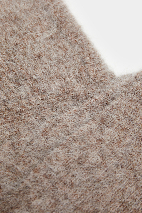 Balaclava bej cu alpaca