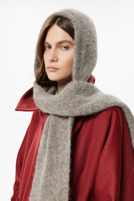 Balaclava bej cu alpaca