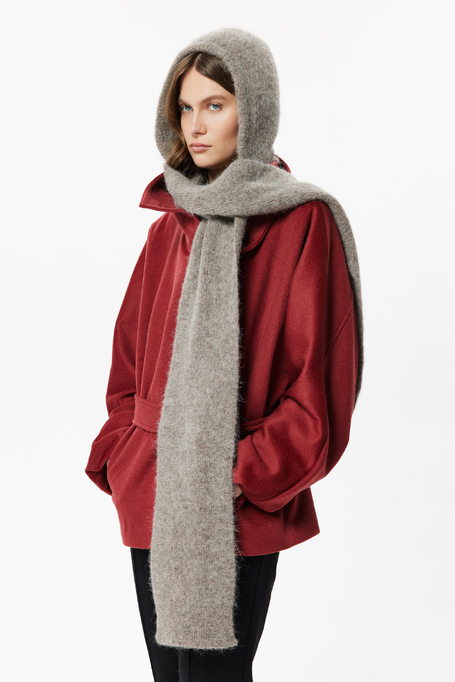 Balaclava bej cu alpaca